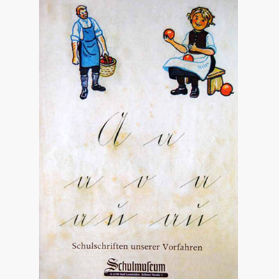 Schriftblatt Kurrentschrift